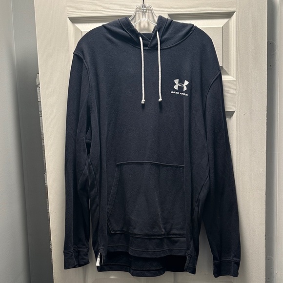 Under Armour Black Hoodie with White Logo - Picture 1 of 3
